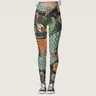 Fish Tile Art Leggings