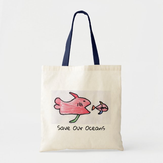 fish tote bag (Front)