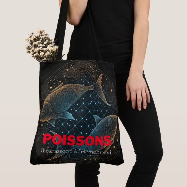 Fish Tote Bag (Close Up)