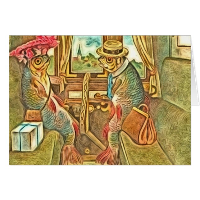 Fish Travel Blank Inside All Occassions (Front Horizontal)