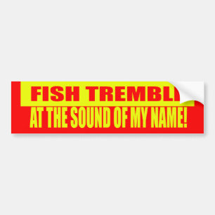 Fish Tremble Bumper Sticker