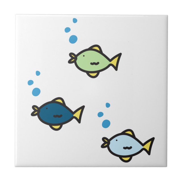 Fish Trio Tile (Front)