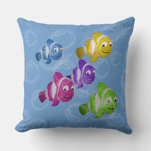 Fish Underwater (multicolored) Cushion
