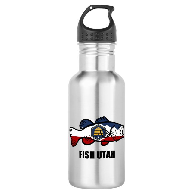 Fish Utah 532 Ml Water Bottle (Front)