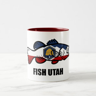 Fish Utah Two-Tone Coffee Mug