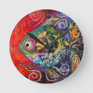 Fish Wall Clock