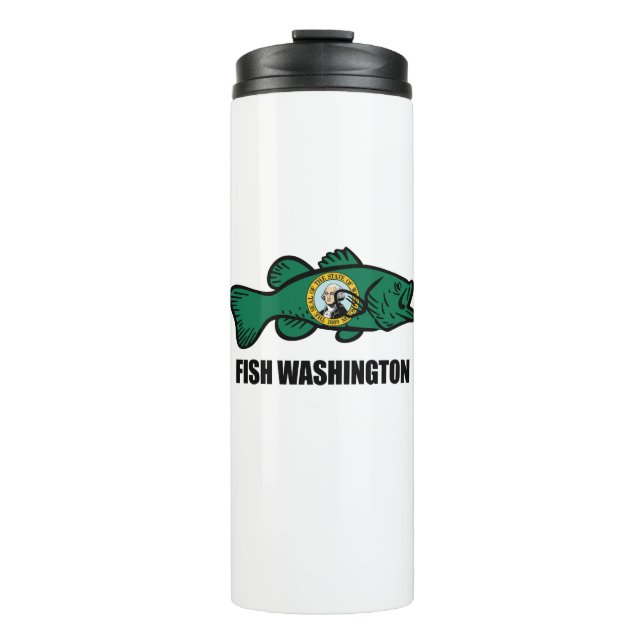 Fish Washington State Thermal Tumbler (Front)