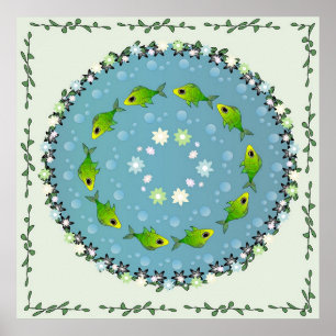 Fish Water Dance Poster