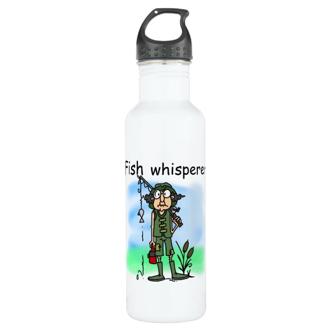 Fish Whisperer 710 Ml Water Bottle (Front)