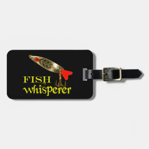 Fish Whisperer Fishing Lure Luggage Tag