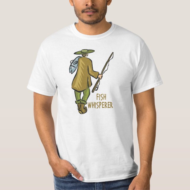 Fish Whisperer Fishing T-Shirt (Front)