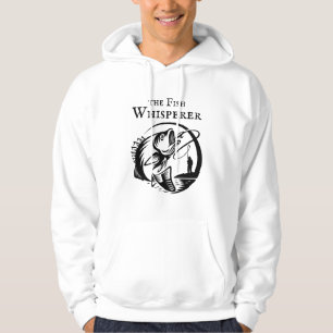 Fish Whisperer Funny Fisherman Hoodie