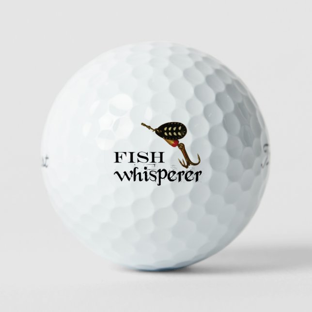 Fish Whisperer Golf Balls (Front)