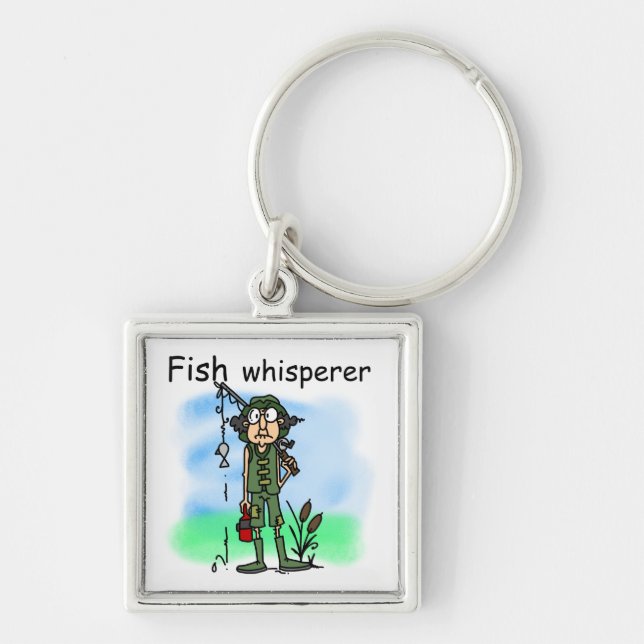Fish Whisperer Key Ring (Front)
