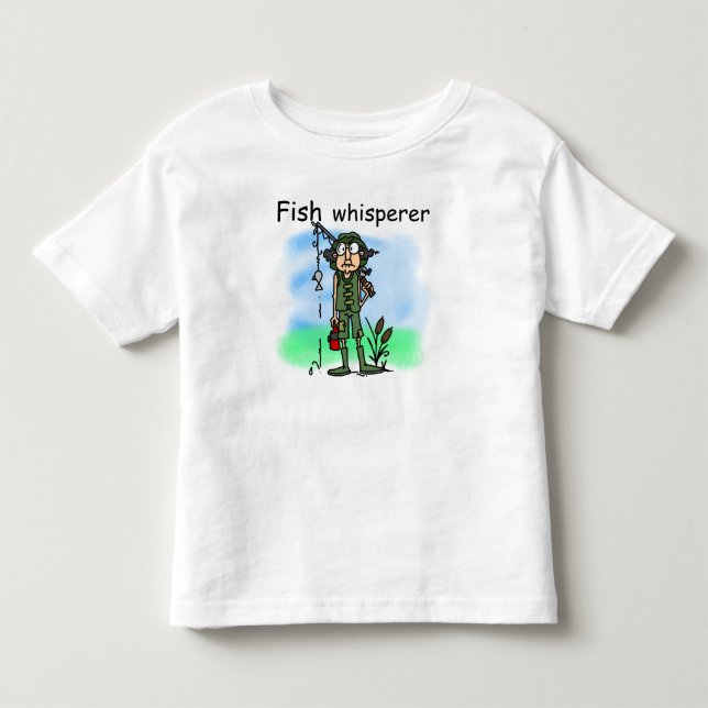 Fish Whisperer Toddler T-Shirt (Front)