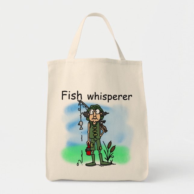 Fish Whisperer Tote Bag (Front)