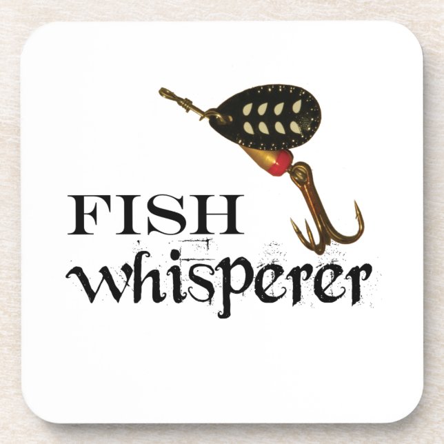 Fish Whisperer With Lure Coaster (Front)