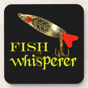 Fish Whisperer With Lure Coaster