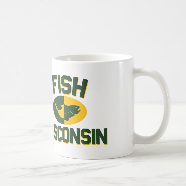 Fish Wisconsin Coffee Mug (Right)