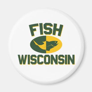 Fish Wisconsin Magnet