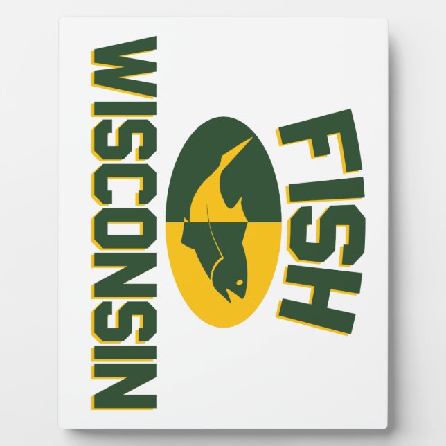 Fish Wisconsin Plaque (Front)