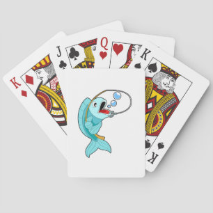 Fish with Fishing rod Playing Cards