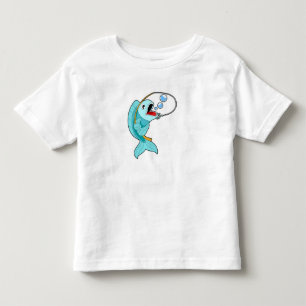 Fish with Fishing rod Toddler T-Shirt