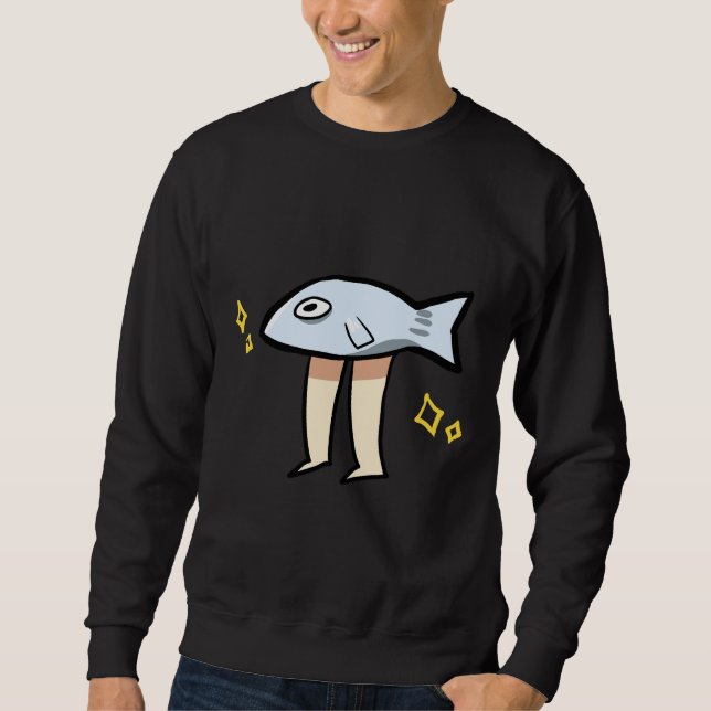Fish With Legs Sweatshirt (Front)