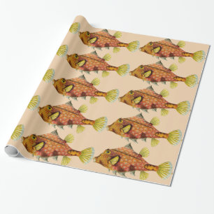 fish wrap wrapping paper