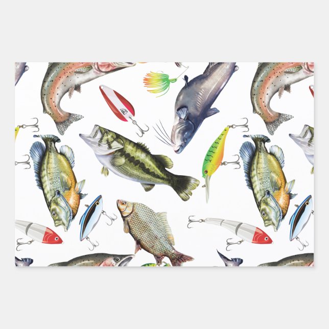 Fish Wrapping Paper Sheet (Front 3)