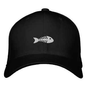 Fishbone Embroidered Hat