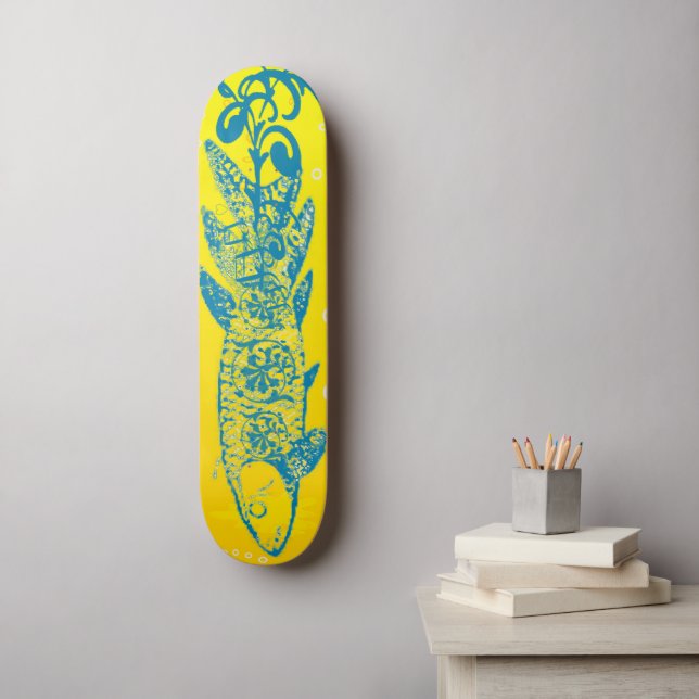 FishBone Skateboard (Wall Art)