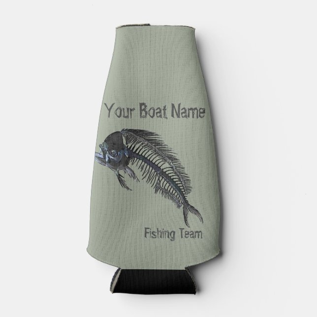 Fishbones Mahi Bottle Cooler (Front)