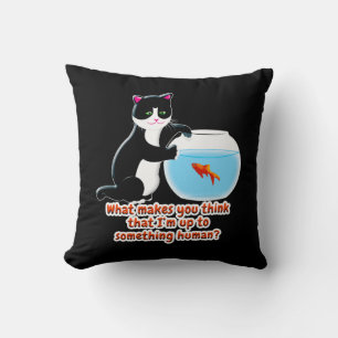 Fishbowl Cat Cushion