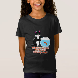 Fishbowl Cat T-Shirt