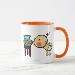 Fishbowl Kisses Orange Goldfish Mug