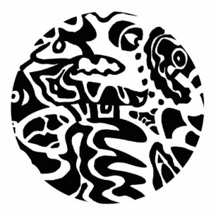 Fishdisk Abstract Art Standing Photo Sculpture