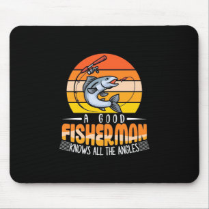 Fisher A Good Fisherman Mouse Mat