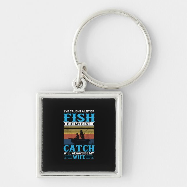 Fisher Art A Lot Of Fish Key Ring (Front)