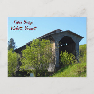 Fisher Bridge- Vermont Postcard