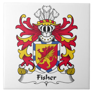 Fisher Family Crest Tile