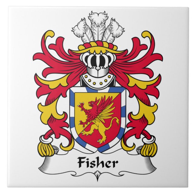 Fisher Family Crest Tile (Front)