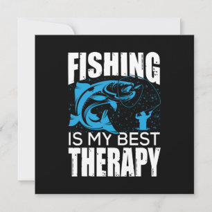 Fisher Fishing Is My Best Therapy Invitation