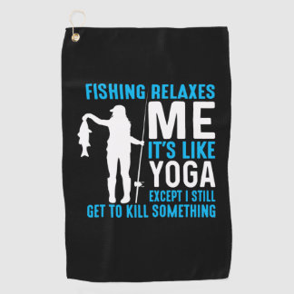 Fisher Fishing Relax Me Golf Towel