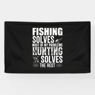 Fisher Fishing Solves Most Of My Problems Banner