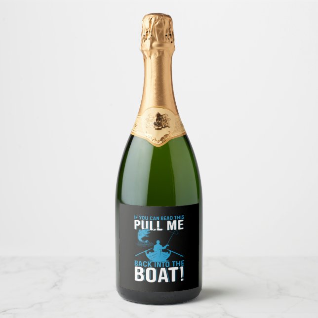Fisher Gift Back Into The Boat Sparkling Wine Label (Front)