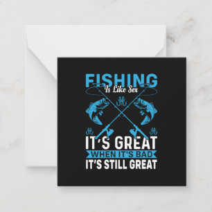Fisher Gift Fishing Is Great Card