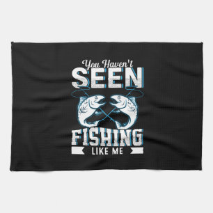 Fisher Gift Fishing Like Me Tea Towel