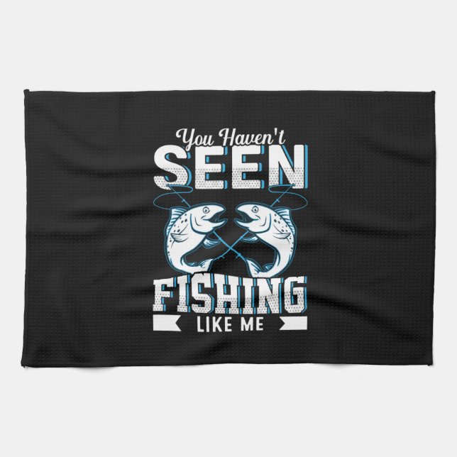 Fisher Gift Fishing Like Me Tea Towel (Horizontal)
