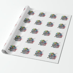 Fisher Gift Gone Fishing Wrapping Paper